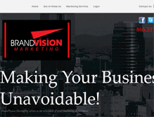 Tablet Screenshot of brandvisionmarketing.com